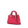 Dior Diorissimo small model shoulder bag in pink leather - 00pp thumbnail