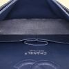 Chanel Timeless Classic handbag in navy blue quilted grained leather - Detail D3 thumbnail