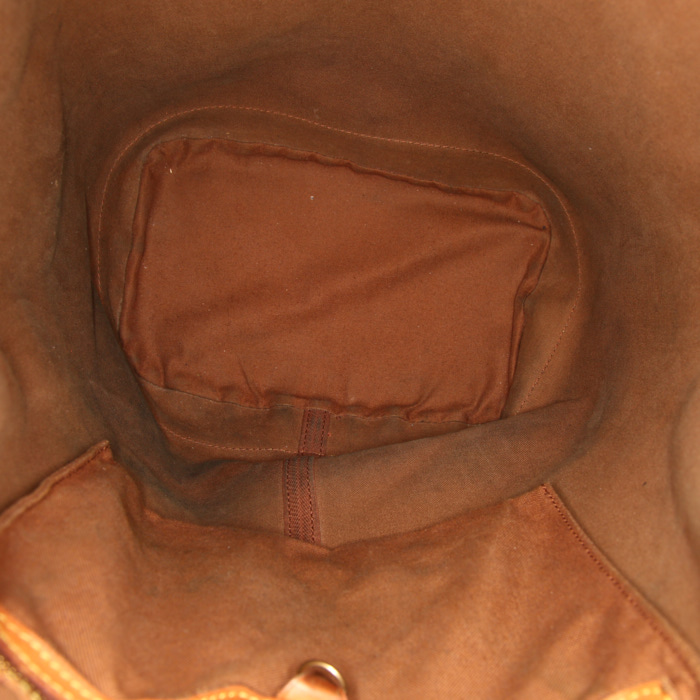 Sac de voyage Louis Vuitton America's Cup en toile siglée orange et cuir naturel - Detail D2