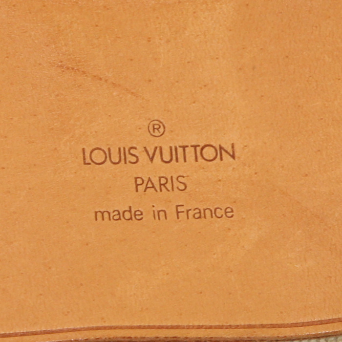 Louis Vuitton Sirius 65 bag in monogram canvas and natural leather - Detail D3