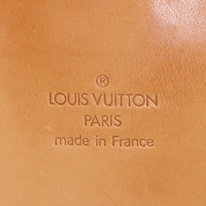 Louis Vuitton Sirius 55 bag in monogram canvas and natural leather - Detail D3