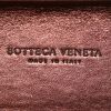Pochette Bottega Veneta Knot in pelle intrecciata marrone - Detail D3 thumbnail