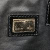Shopping bag Fendi Zucca in tela monogram bicolore marrone e nera e pelle verniciata nera - Detail D3 thumbnail