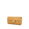 Chanel East West handbag in beige quilted leather - 00pp thumbnail