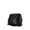 Chanel Vintage Shopping handbag in black leather - 00pp thumbnail