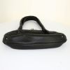 Chanel Fold-over handbag in black leather - Detail D4 thumbnail