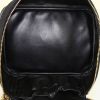 Chanel Vanity vanity case in black leather and black canvas - Detail D2 thumbnail