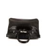 Hermes Birkin 35 cm handbag in black porosus crocodile - 360 Front thumbnail