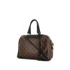 Louis Vuitton Retiro handbag in brown monogram canvas and black leather - 00pp thumbnail