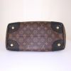 Louis Vuitton Retiro handbag in brown monogram canvas and black leather - Detail D5 thumbnail