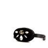 Bolsito-cinturón Gucci GG Marmont clutch-belt en terciopelo negro - 00pp thumbnail