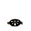 Gucci GG Marmont clutch-belt clutch-belt in black velvet - 360 thumbnail