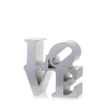 Mini "Love" sculpture, after Robert Indiana, in aluminium, 2000s