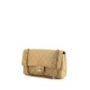 Chanel Timeless Classic shoulder bag in beige quilted canvas - 00pp thumbnail