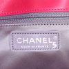 Shopping bag Chanel Funny Tweed in tela cerata bicolore rosa e viola e pelle rosa - Detail D3 thumbnail