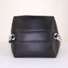 Shopping bag Givenchy Infinity in pelle liscia nera decorata con catene - Detail D4 thumbnail