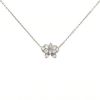 Collar Cartier Caresse d'Orchidées modelo pequeño en oro blanco y diamantes - 00pp thumbnail