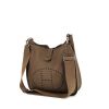 Hermes Evelyne medium model shoulder bag in etoupe togo leather - 00pp thumbnail