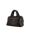 Chanel Coco Cocoon handbag in black leather - 00pp thumbnail