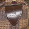 Louis Vuitton Speedy 30 handbag in brown damier canvas and brown leather - Detail D3 thumbnail