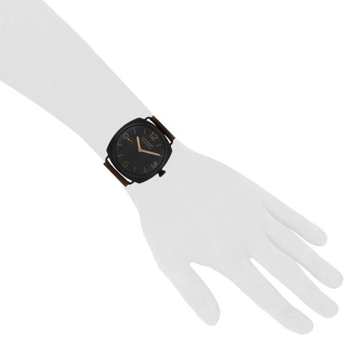 Panerai Radiomir Composite 3 Days watch in stainless steel Circa  2013 - Detail D1