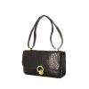 Hermes Ring handbag in black crocodile - 00pp thumbnail