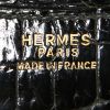 Bolso de mano Hermes Ring en cocodrilo negro - Detail D4 thumbnail