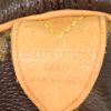 Borsa weekend Louis Vuitton Speedy 40 cm in tela monogram cerata marrone e pelle naturale - Detail D3 thumbnail