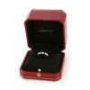 Anello Cartier Love modello piccolo in oro bianco e diamanti - Detail D2 thumbnail