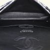 Bolso de mano Chanel Timeless Classic en jersey blanco y negro y vinilo violeta - Detail D3 thumbnail
