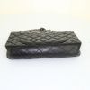 Chanel 2.55 handbag in black quilted leather - Detail D5 thumbnail