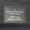 Louis Vuitton Steamer Bag weekend bag in monogram canvas and black leather - Detail D3 thumbnail