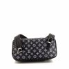 Louis Vuitton Steamer Bag weekend bag in monogram canvas and black leather - Detail D4 thumbnail