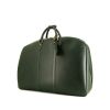 Borsa da viaggio Louis Vuitton Kendall modello grande in pelle taiga verde - 00pp thumbnail
