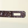 Borsa Hermes Birkin 25 cm in coccodrillo niloticus marrone ebano - Detail D4 thumbnail