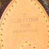 Borsa da viaggio Louis Vuitton Sac de chasse in tela monogram marrone e pelle naturale - Detail D4 thumbnail