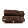 Louis Vuitton Sac de chasse travel bag in brown monogram canvas and natural leather - Detail D5 thumbnail
