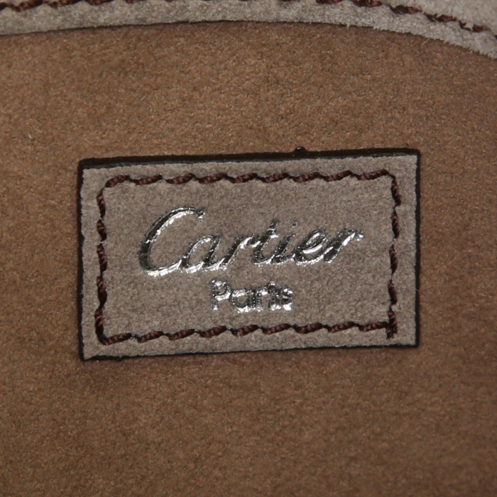 Sac à main Cartier Marcello en python beige - Detail D3