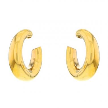 Par de criollas época años 90 Chaumet Anneau en oro amarillo