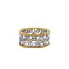 Buccellati Eternelle Ramage ring in yellow gold,  white gold and diamonds - 00pp thumbnail