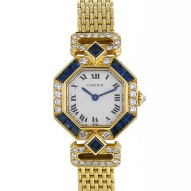 Montre Cartier Vintage en or jaune Vers  1990