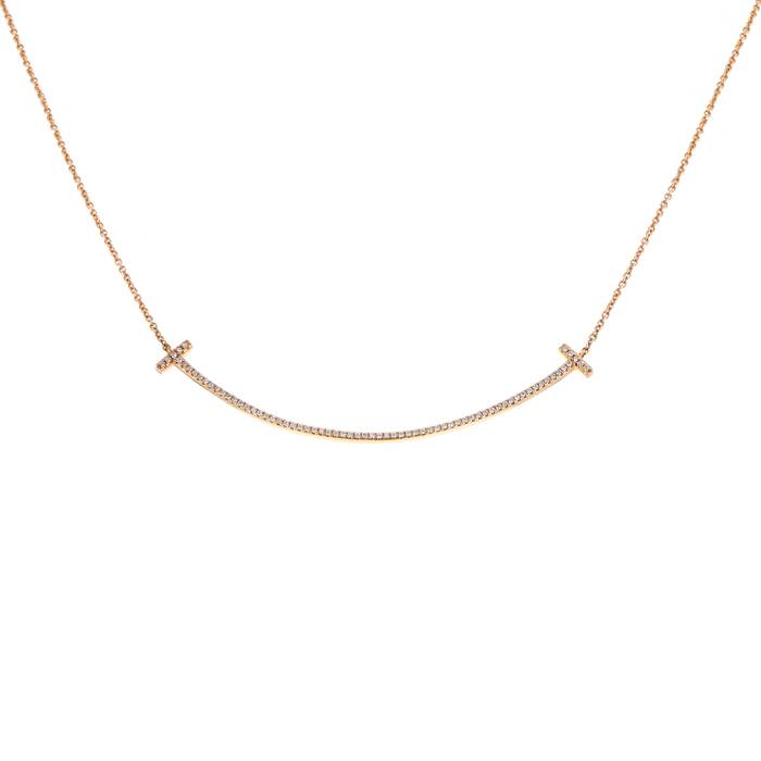 Necklaces & Pendants | Tiffany & Co. Tiffany T Extra Large Smile Pendant In  18K White Gold. * Stian Fjelldal