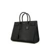 Saint Laurent Sac de jour handbag in black grained leather - 00pp thumbnail