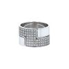 Dinh Van Seventies ring in white gold and diamonds - 00pp thumbnail
