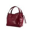Burberry handbag in fuchsia patent leather - 00pp thumbnail