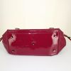 Burberry handbag in fuchsia patent leather - Detail D4 thumbnail