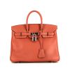 Hermes Birkin 25 cm handbag in pink Thé Swift leather - 360 thumbnail