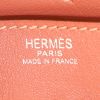 Bolso de mano Hermes Lindy en avestruz naranja Hermès  Birkin 25 cm en cuero swift rosa Thé - Detail D3 thumbnail
