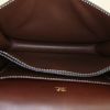 Hermès Roulis shoulder bag in chocolate brown Swift leather - Detail D2 thumbnail