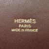 Borsa a tracolla Hermès Roulis in pelle Swift marrone cioccolato - Detail D3 thumbnail